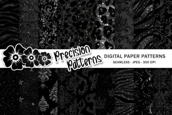 Download Black Glam Glitter Background - Black Collection
