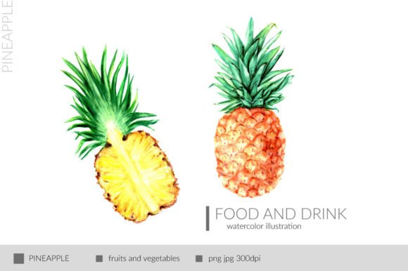 Download Pineapple Watercolor Illustration - Premium Resources
