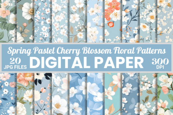 Download Spring Pastel Cherry Blossom Patterns - Blossom patterns Collection